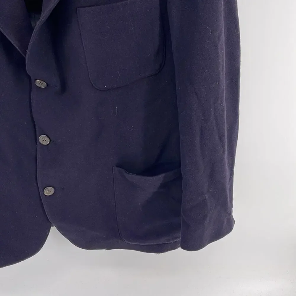 Vintage J. Crew Cashmere wool blend 3 button no vent sport coat blazer sz L